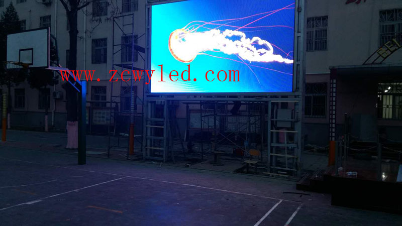 昌平學校-戶外P6全彩LED顯示屏